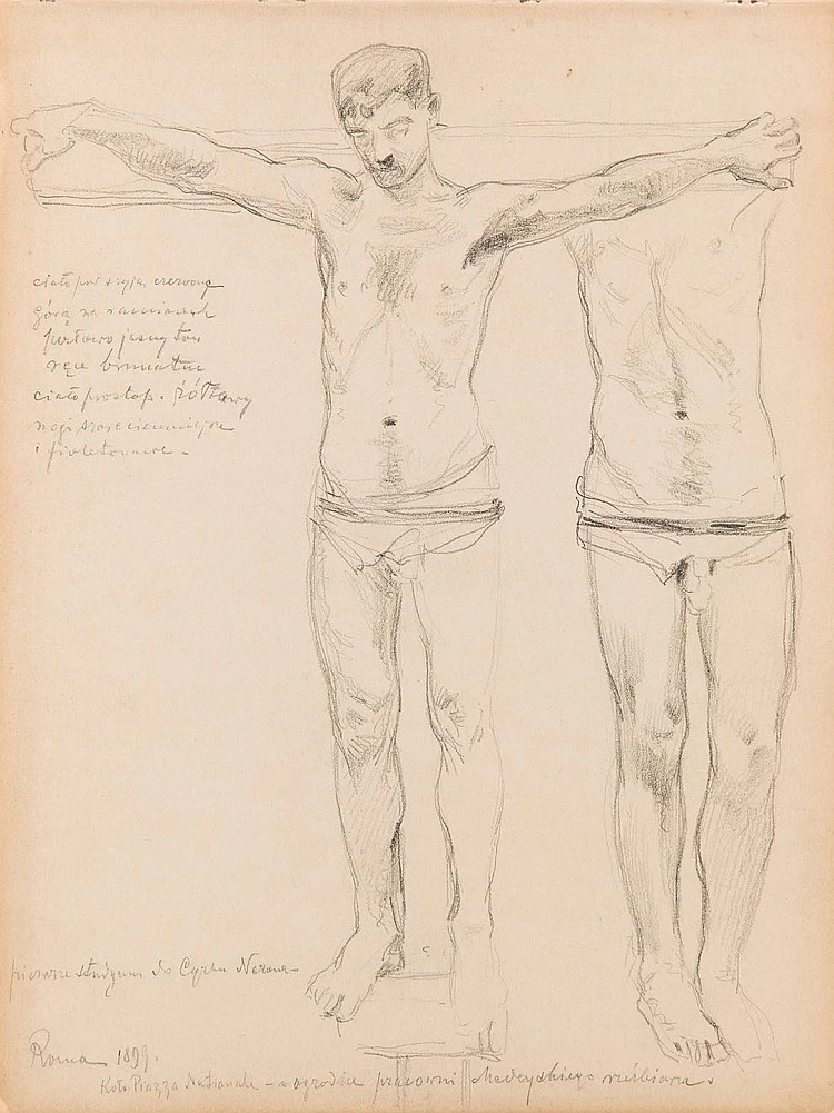 Primo bozzetto per il Circo di Nerone, 1899